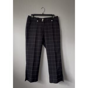 NIKE GOLF Women’s Dri-Fit Golf Pants Black/Ivory Size 6